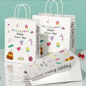 [NEW] 6 Birthday party Gift Bags 7.8*4.3*10.6 inches